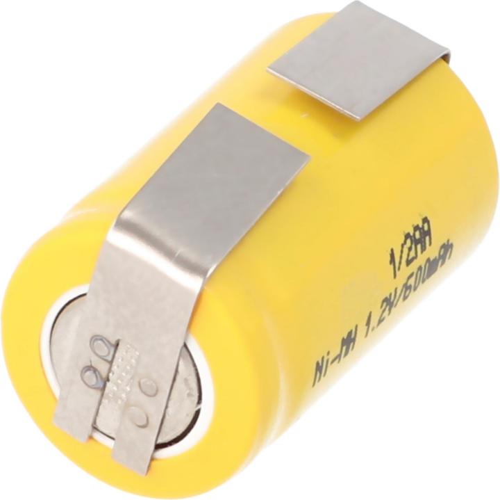 Produktbild AccuCell Akku 1/2AA mit Lötfahnen U-Form (1 Stk., CR 1/2AA, 600 mAh, Akku)
