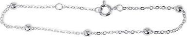 Brilio Silver - Silver bracelet with balls 461 001 00838 04