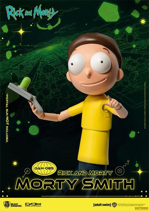 Actual product image Beast Kingdom Rick and Morty Dynamic 8ction Heroes Action Figure 1/9 Morty Smith 23 cm