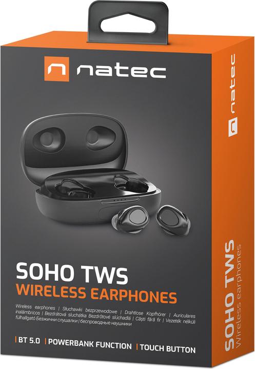 Image du produit Genesis Écouteurs NATEC SOHO TWS sans fil (3.50 h, Sans fil)