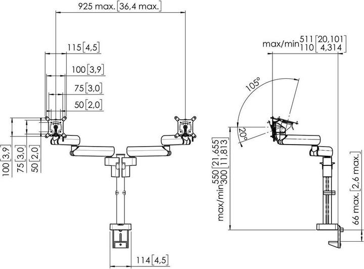 Image du produit Vogels Pro Motion 2237 (Tables, 34")
