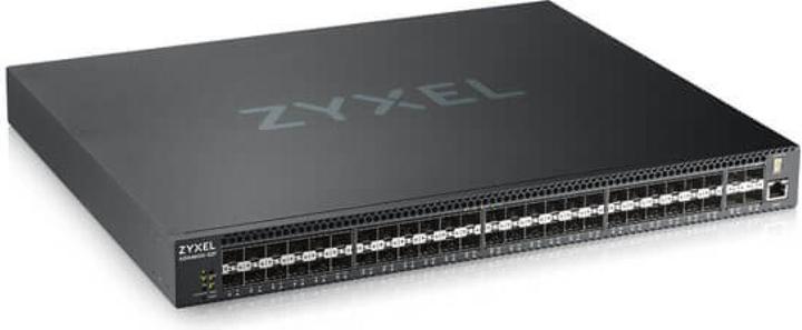 Actual product image Zyxel XGS4600-52F L3 Managed Switch 48 port Gig SFP 4 dual pers. and 4x 10G SFP+ stackable dual PSU (52 Ports)