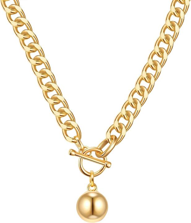 Produktbild Lulu & Jane Damen Metall-Legierung gelbgold 52,0 cm - 29329 (Metall-Legierung, 52 cm)