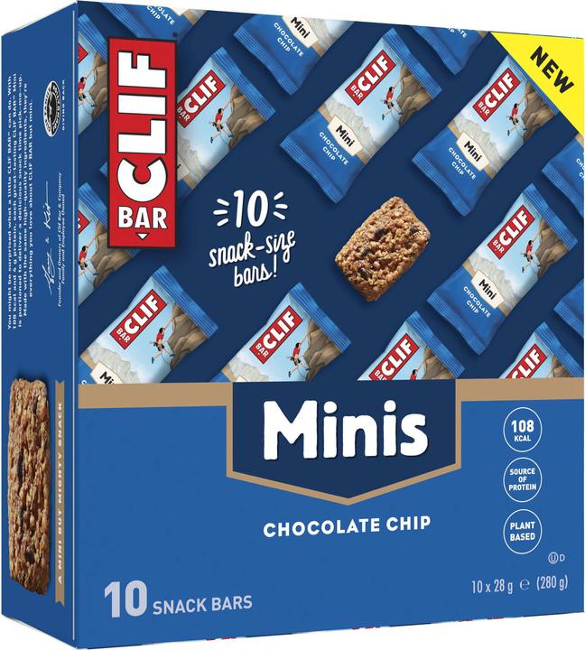 Image du produit Clif Bar Mini barres Chocolate Chip (Chocolat, 10 pcs, 280 g)