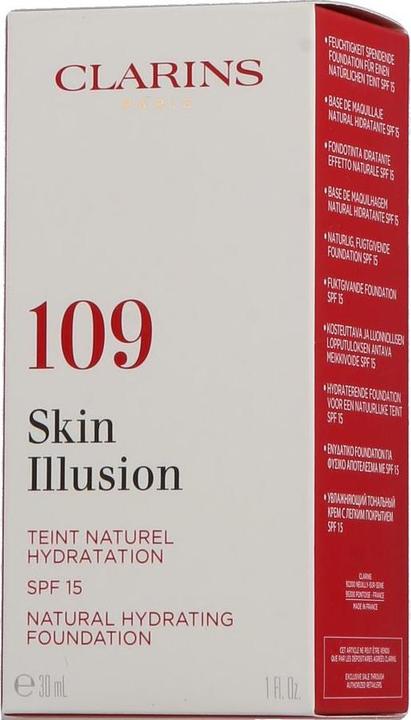 Actual product image Clarins Skin Illusion - SPF15 Wheat 109 (109 Wheat)