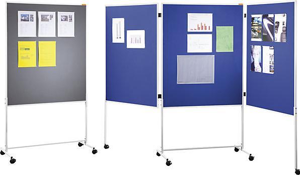 Actual product image kaiserkraft Presentation wall, mobile (280 x 180 cm)