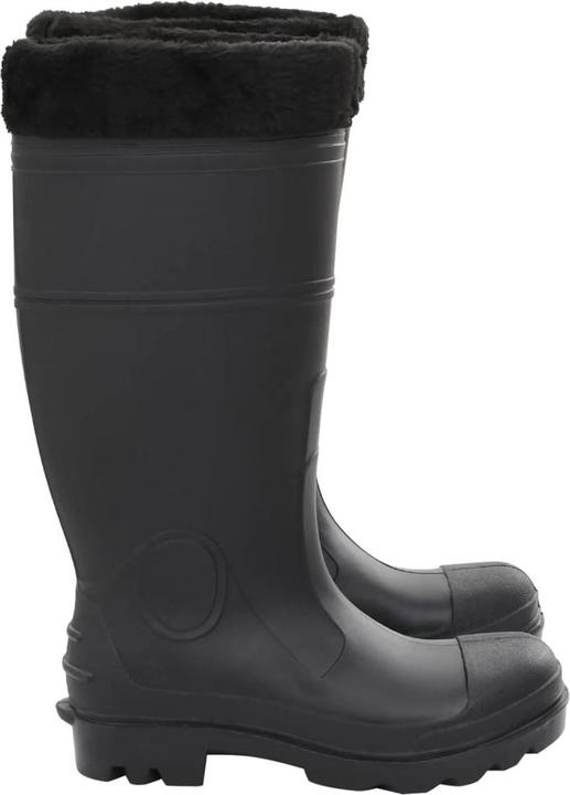 Actual product image VidaXL Rubber boots with removable inner lining size PVC (40)
