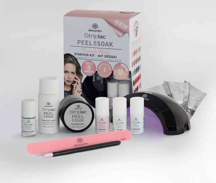 Productafbeelding Alessandro Striplac Peel of Soak French (Transparant, Roze, Wit, Semi-permanente vernis)