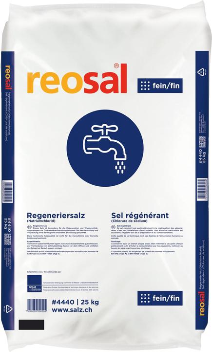 Actual product image Reosal Regenerating salt fine