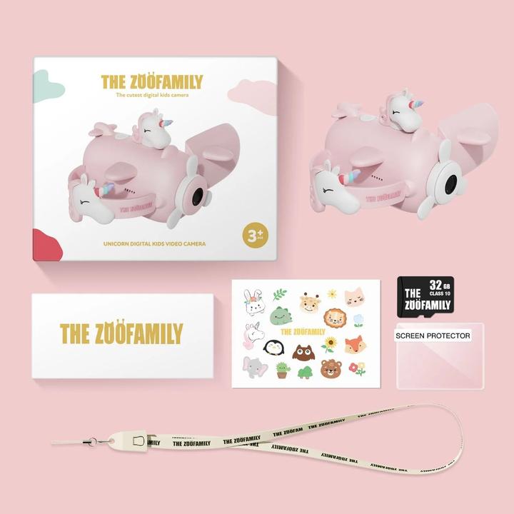 Actual product image The Zoofamily Kinder-Kamera V1 Zoo Video Unicorn