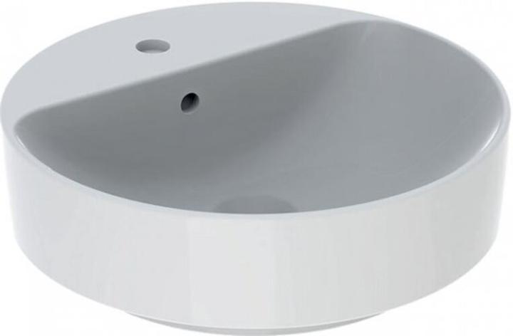 Produktbild Geberit Keramag VariForm Aufsatzwaschtisch rund, 450mm, mit Hahnloch, mit Überlauf (450 mm, 450 mm)