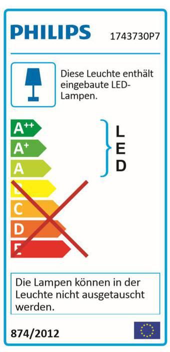 Energy Label Philips Hue Calla Extension (640 lm, IP65)