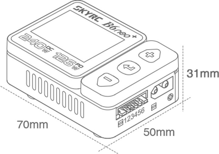 Image du produit SkyRC B6neo+ Ladegerät grau LiPo 1-6s 10A 200W
