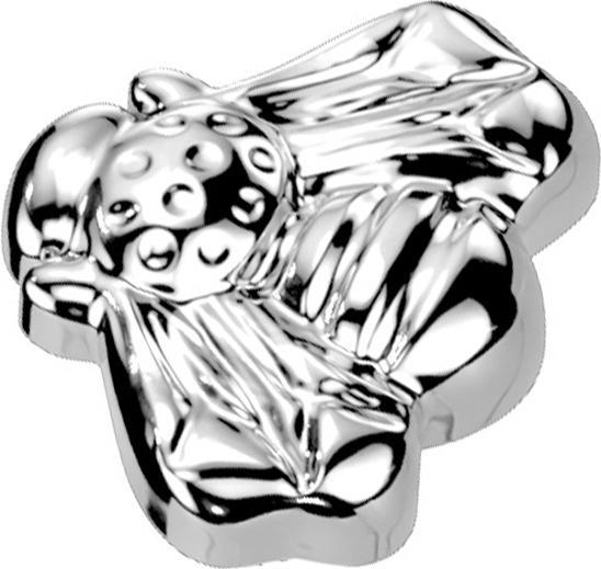 Produktbild Star Piercing Dermal Anchor Biene silber (Titan G23, ohne Messing)