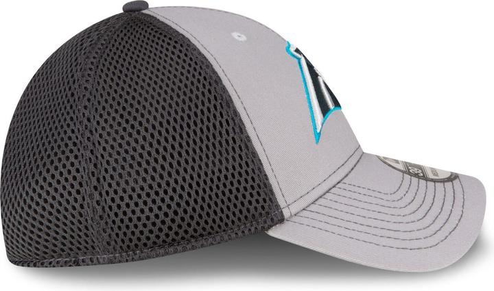 Actual product image New Era 39Thirty Stretch Mesh Cap - Carolina Panthers (S, M)