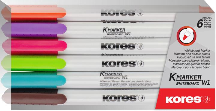 Image du produit Kores Kit pour tableau blanc Fine M228466 pièces1mm rond (Trié, 1 mm, 6 x)