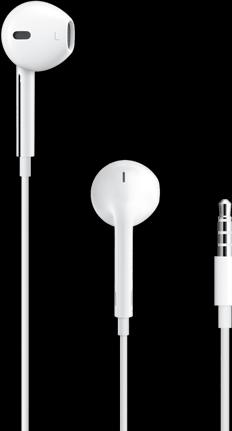 Produktbild Apple EarPods with Remote and Mic (3.5mm Klinke) (ANC, Kabelgebunden)