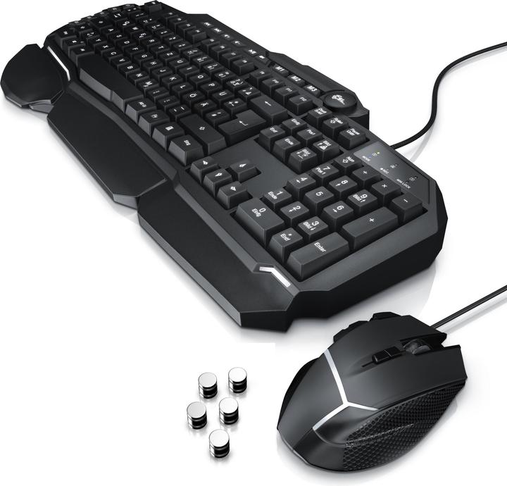 Actual product image CSL Keyboard & Mouse Gaming Bundle (CH, Cable)
