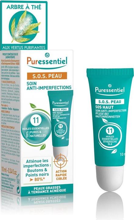 Actual product image Puressentiel SOS Hautpflege bei Hautunreinheiten (10 ml)