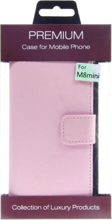 Produktbild OEM Slim Leder Book Case für HTC M8 mini - rosa 4250710553976 (HTC One Mini 2)