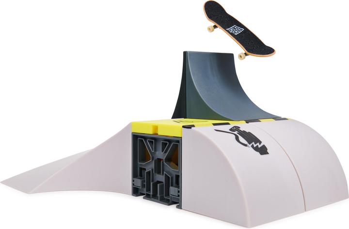 Produktbild Tech Deck X-Connect Starter-Set - Power Flippin' Rampenset mit authentischem Fingerboard und Zubehör (Multilingual)