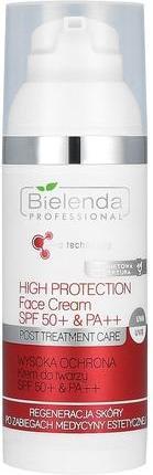 Actual product image Bielenda PROFESSIONAL High Protection Face Cream SPF50+ krem do twarzy regeneracja skóry po zabiegac (Suntan cream, SPF 50+, 50 ml)