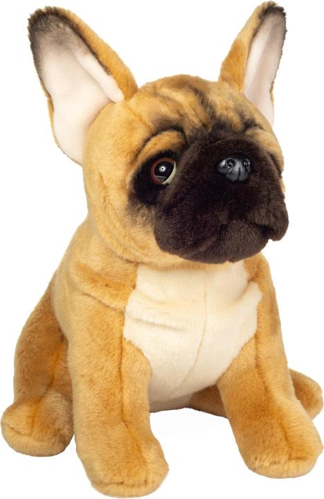 Produktbild Teddy Hermann 919872 - Französische Bulldogge, Lieblingshunde-Plüschtier, 27 cm (22 cm)