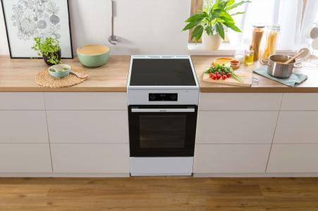 Produktbild Gorenje GEIT5C60WPG cooker Freestanding cooker Zone induction hob White A
