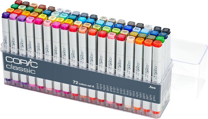 Produktbild Copic 72er Set (Grau, 7 mm, 72 x)
