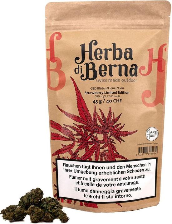 Herba di Berna Strawberry Outdoor Limited Edition (45 g, Outdoor)
