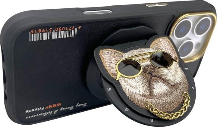 Image du produit Uniq Nimmy Glasses Cool Dog MagSafe case for iPhone 16 Pro Max black (Apple iPhone 16 Pro Max)