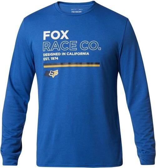Fox Tee 20 Analog Ls Tech Roy Blu XL (XL)