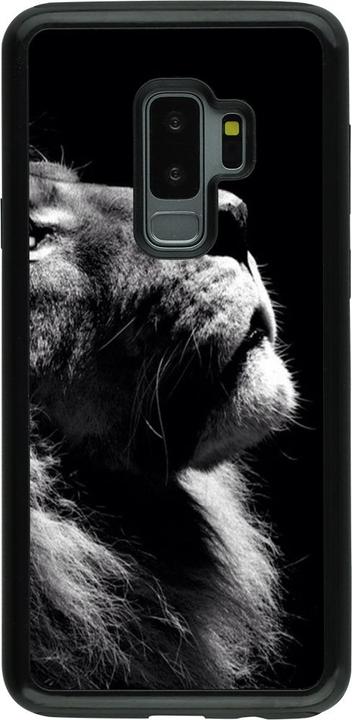 Immagine prodotto PhoneLook Copertina Armatura ibrida nera Leone che guarda in alto (Samsung Galaxy S9+)