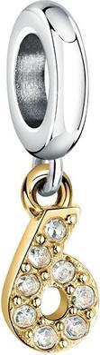 Morellato Steel bicolor pendant number "6" Drops SCZ1307