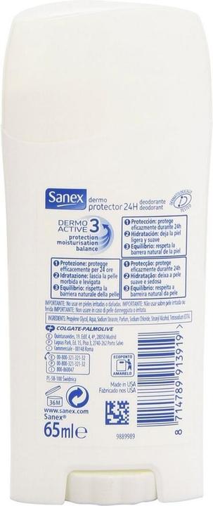 Image du produit Sanex Dermo Protector Déodorant Stick 65 Ml (Stick, 65 ml)