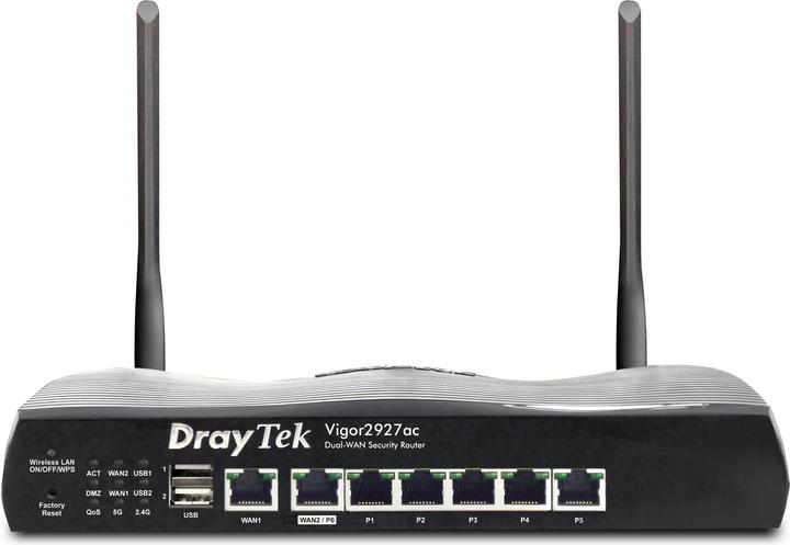Produktbild Draytek Multiwan WiFi router ac WAN1 Ethernet p