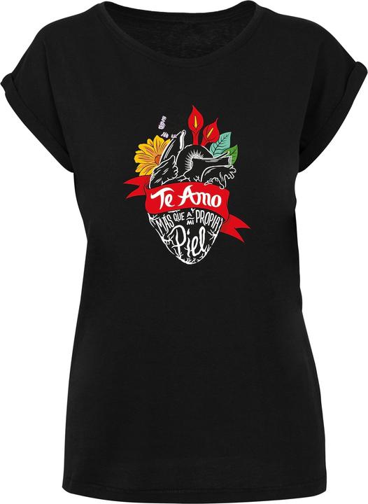 Merchcode Frida Te Amo New with Ladies Extended Shoulder Tee - 117953