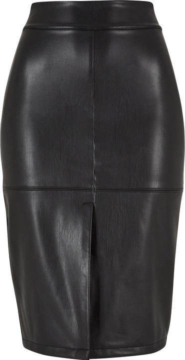 Actual product image Urban Classics Ladies Synthetic Leather Pencil Skirt (M)