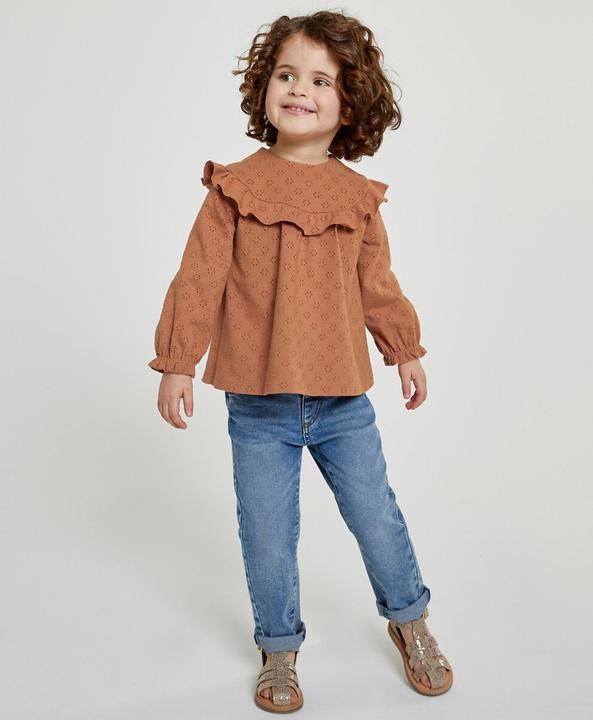 Produktbild La Redoute Collections 2er-Pack Langarm-Shirts mit Rüschen (110)