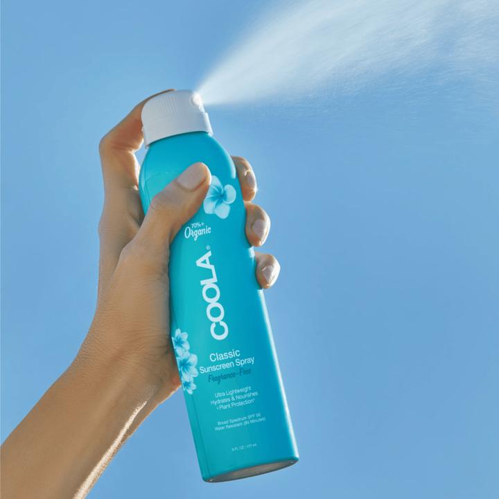 Immagine prodotto Coola Suncare Classic Spray Fragrance Free (Spray solare, SPF 50, 177 ml, 177 g)