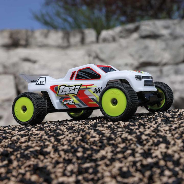 Produktbild Losi Micro-T 2S 1/28 2WD RTR Stadium Truck (Akku & Ladegerät enthalten), Weiss (RTR Ready-to-Run)