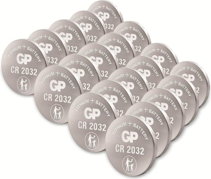 Productafbeelding GP Batteries CR2032 (20 Pcs., CR2032, 220 mAh)