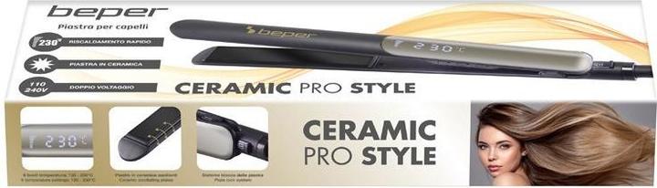 Immagine prodotto Beper Piastra per capelli in ceramica Pro Style P301pis200 (Piastra per capelli)