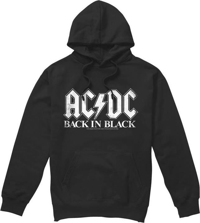 Immagine prodotto AC/DC Back In Black Felpa con Cappuccio Uomo (L)