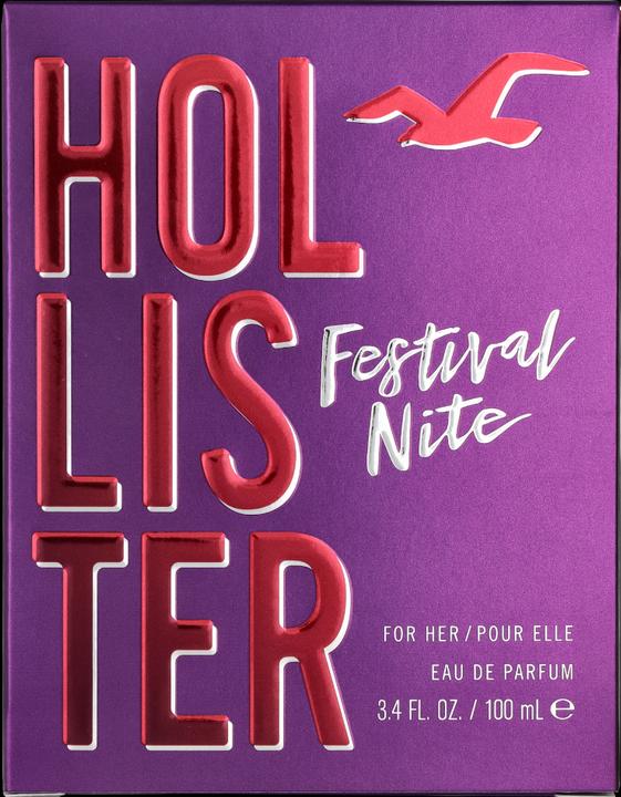 Actual product image Hollister Festival Nite by Eau de Parfum Spray 100 ml (Eau de parfum, 100 ml)