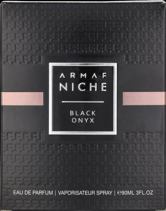 Actual product image Armaf Niche Black Onyx by Eau de Toilette Spray (Unisex) 90 ml (Eau de toilette, 90 ml)