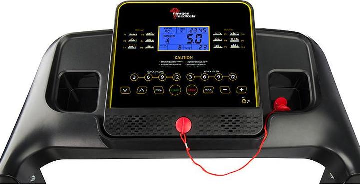 Image du produit Newgen medicals Tapis de course professionnel avec Bluetooth & App, surface de course XXL, 16 km/h, 1.100 watts