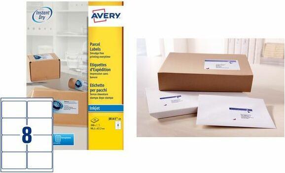 Immagine prodotto Avery Dennison Etiquette d'exp'dition, 99,1 x 67,7 mm, bianco