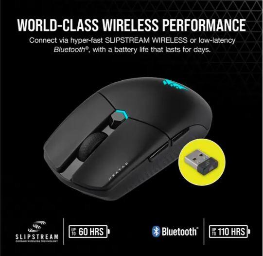 Image du produit Corsair Katar Elite (Filaire, Sans fil)