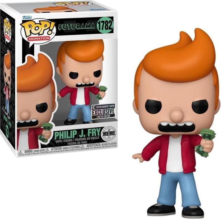 Produktbild Funko POP! Meme Futurama Philip J. Fry (Shut Up and Take My Money) Exclusive